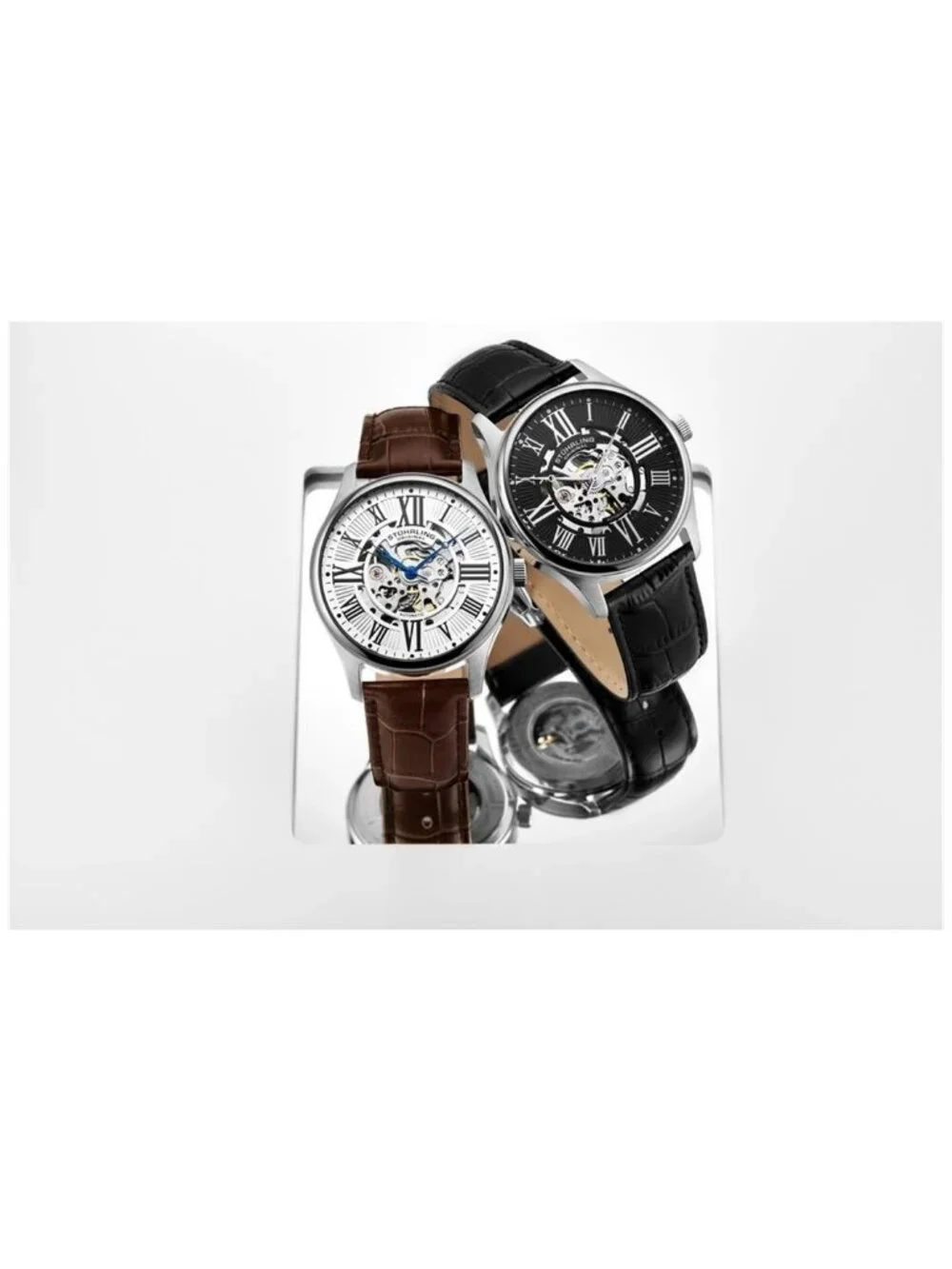 NWT Stuhrling Original Legacy Automatic Silver Dial Men's Watch